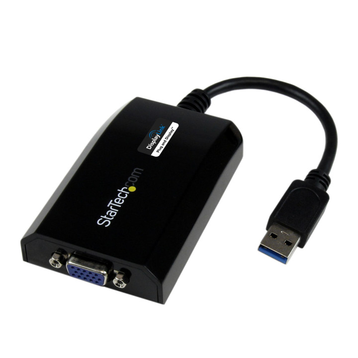 StarTech.com Adaptateur Vidéo Multi-Écrans USB 3.0 vers VGA pour Mac et PC - Carte Graphique Externe - 1920x1200 / 1080p