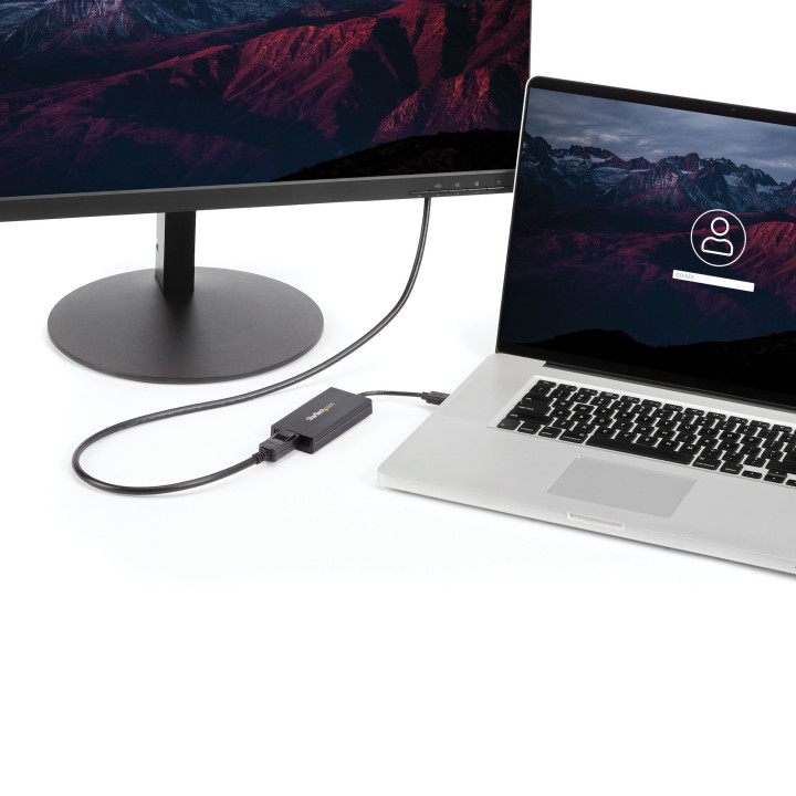 StarTech.com Adaptateur USB 3.0 vers DisplaPort - 4K 30Hz Ultra HD - Certifié DisplayLink - Convertisseur USB Type-A vers DP p