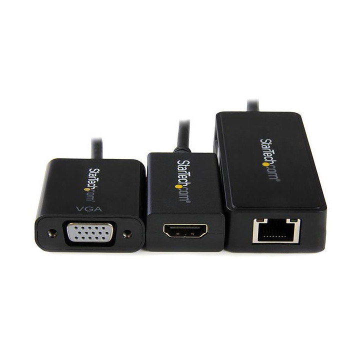 StarTech.com Kit d'adaptateurs 3-en-1 pour Microsoft Surface Pro 4 / Pro 3 / Surface 3