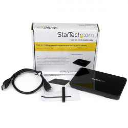 StarTech.com Boîtier USB 3.1 (10 Gb/s) sans outil pour disque dur SATA de 2,5"