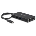 StarTech.com Adaptateur Multiport USB-C - Mini Station d'Accueil USB-C avec 4K HDMI - 60W Power Delivery Pass-Through, GbE, 2x 