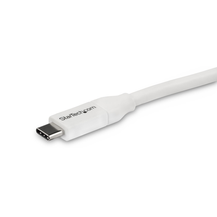 StarTech.com Câble de Charge Rapide USB-C de 4m, Charge et Synchronisation, 100W (5A) PD, USB 2.0, Certifié USB-IF - Cordon d