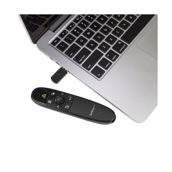 StarTech.com Télécommande de présentation sans fil avec pointeur laser vert - 27 m