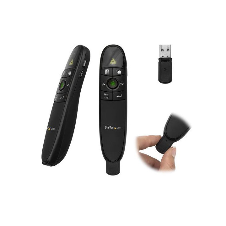 StarTech.com Télécommande de présentation sans fil avec pointeur laser vert - 27 m