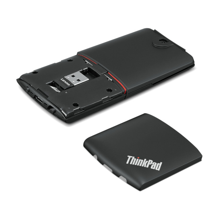 Lenovo 4Y50U45359 souris Bureau Ambidextre RF sans fil + Bluetooth Optique 1600 DPI