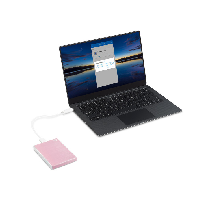 Seagate One Touch STKY2000405 disque dur externe 2 To Or rose, Blanc