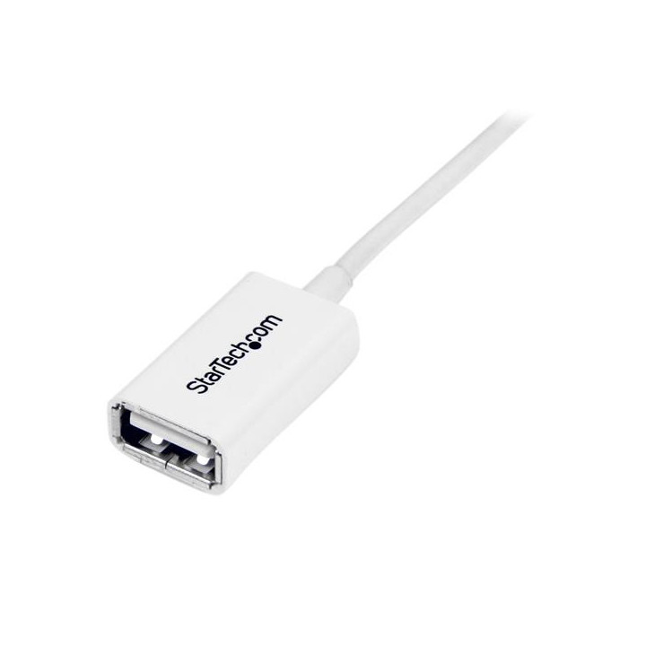 StarTech.com Câble Rallonge USB 3m - Câble USB 2.0 A-A Mâle / Femelle - Blanc