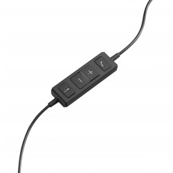 Logitech 981-000571 écouteur/casque Avec fil Arceau Bureau/Centre d'appels USB Type-A Noir