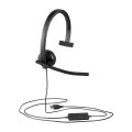 Logitech 981-000571 écouteur/casque Avec fil Arceau Bureau/Centre d'appels USB Type-A Noir