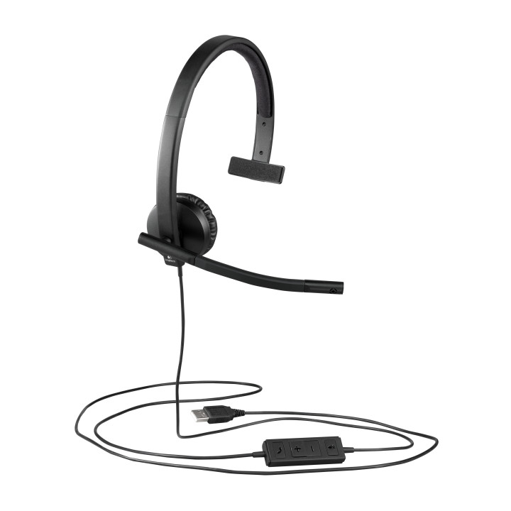 Logitech 981-000571 écouteur/casque Avec fil Arceau Bureau/Centre d'appels USB Type-A Noir