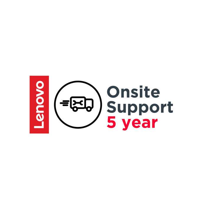 Lenovo 5 Year Onsite Support (Add-On) 1 licence(s) 5 année(s)