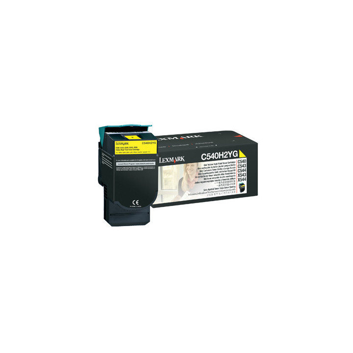 Lexmark C540H2YG toner cartridge 1 pc(s) Original Yellow