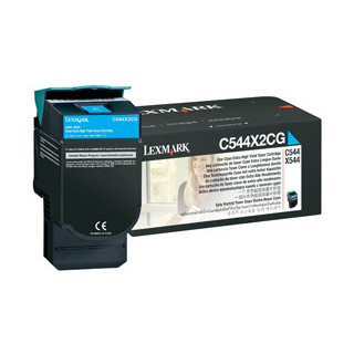 Lexmark C544X2CG toner cartridge 1 pc(s) Original Cyan