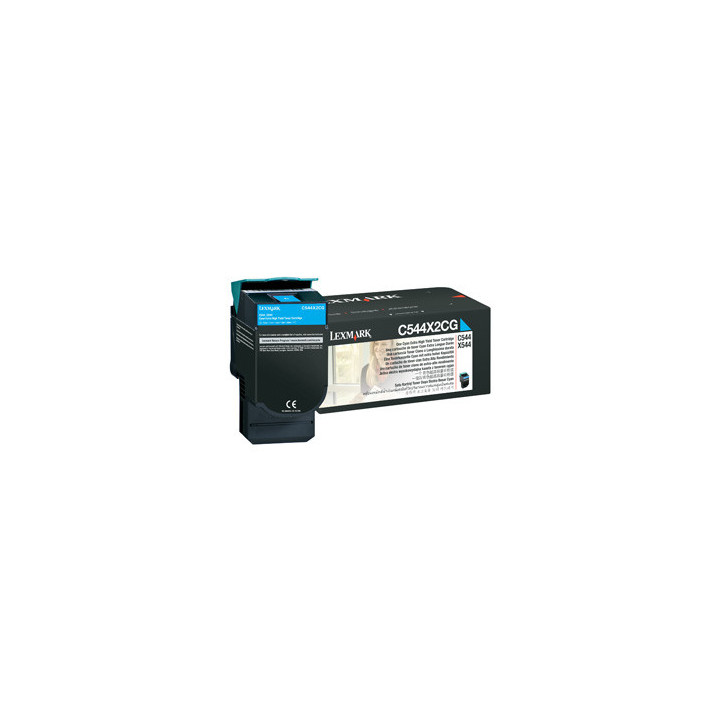 Lexmark C544X2CG toner cartridge 1 pc(s) Original Cyan