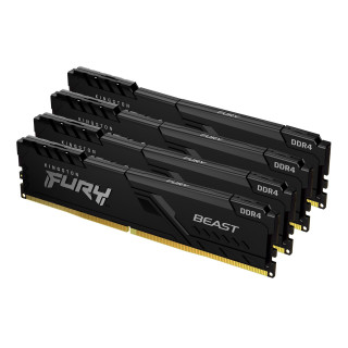 Kingston Technology FURY Beast 128Go 2666MT/s DDR4 CL16 DIMM (Kit de 4) Black