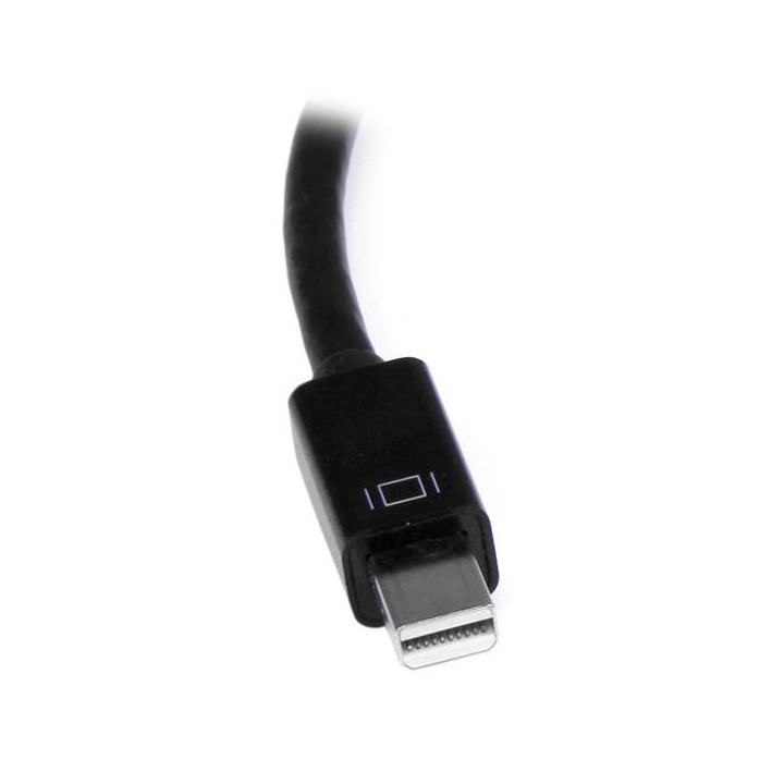 StarTech.com Adaptateur actif Mini DisplayPort 1.2 vers HDMI 4K pour Utrabook / PC portable compatible Mini DP - M/F - Noir