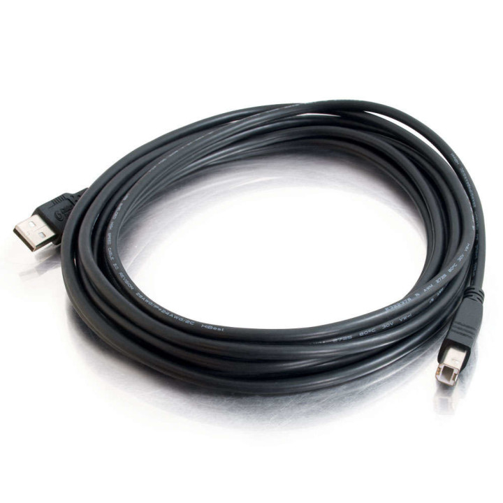 C2G Câble USB 2.0 A/B de 5 M - Noir