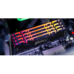 Kingston Technology FURY 64 Go 3600 MT/s DDR4 CL18 DIMM (Kits de 2) Renegade RGB