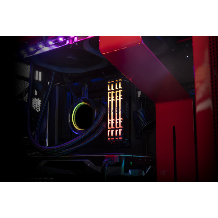 Kingston Technology FURY 64 Go 3200 MT/s DDR4 CL16 DIMM (Kits de 4) 1Gx8 Renegade RGB