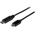 StarTech.com Câble USB-C vers Micro USB-B de 2m, Câble de Transfert de Données, USB 2.0, USB C vers Micro-B
