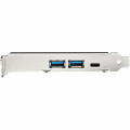 StarTech.com Carte PCI Express USB 5 Ports - Carte PCIe USB 3.2 Gen 2 (10Gbps) avec 1x USB-C & 2x USB-A - 1x IDC 2 Ports (Exten