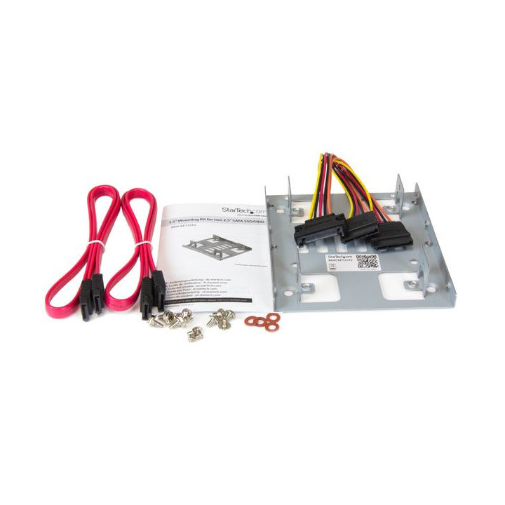 StarTech.com Kit de Montage pour 2 Disques Durs 2,5" SATA dans Baie 3,5"