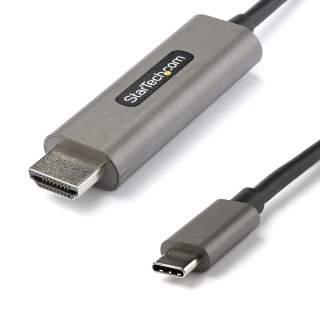 StarTech.com Câble USB C vers HDMI 4K 60Hz HDR10 5m - Câble Adaptateur Vidéo Ultra HD USB Type-C vers HDMI 4K 2.0b - Convert