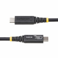 StarTech.com Câble USB4 de 1m, Câble USB-C Certifié USB-IF, 40Gbps, Power Delivery 240W PD 3.1 EPR, 8K 60Hz, Cordon de Trans