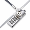 StarTech.com Lot de 10 Antivols à Double Accès pour Ordinateur Portable, Câble de Sécurité de 2m à Clé et à Combinaison