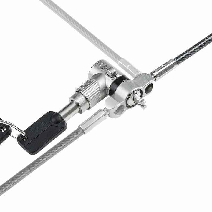 StarTech.com Lot de 25 Antivols Universels de 2m pour Ordinateur Portable, Serrure Universelle à Clé Maîtresse, Sécurité I