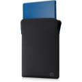 HP Housse de protection réversible pour PC portable 14 noire/bleue