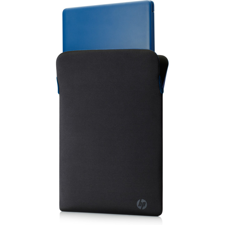 HP Housse de protection réversible pour PC portable 14 noire/bleue