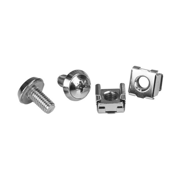 StarTech.com Vis M6 et écrous cages M6 pour rack serveur - Paquet de 20