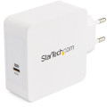 StarTech.com Chargeur Mural USB C - Chargeur USB C pour Ordinateur Portable 60W PD - Câble de 2m - Adaptateur Secteur Universe