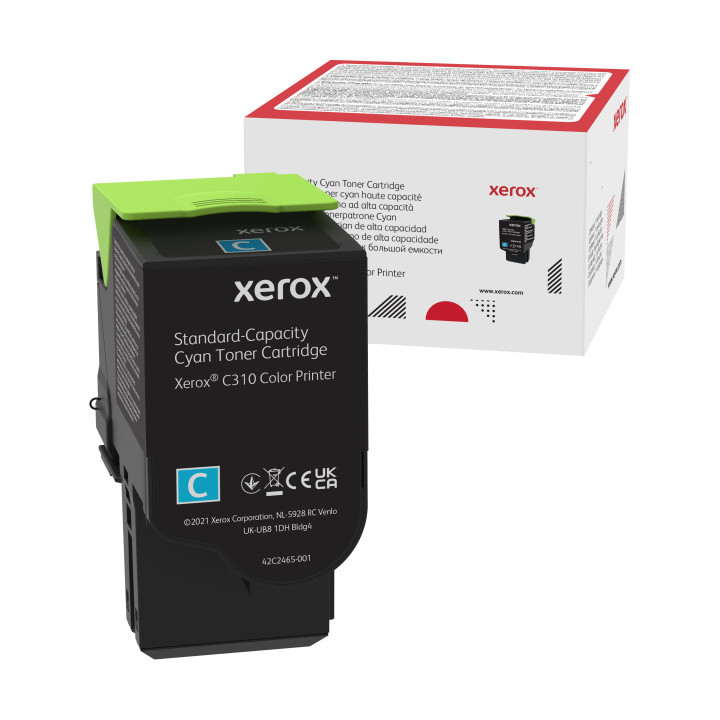 Xerox Cartouche de toner Cyan de Capacité standard Imprimante couleur ® C310​/​multifonctions ® C315 (2000 pages) - 006R
