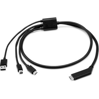 HP Reverb G2 1 Meter Cable câble USB 1 m USB B USB A/Mini-USB B Noir