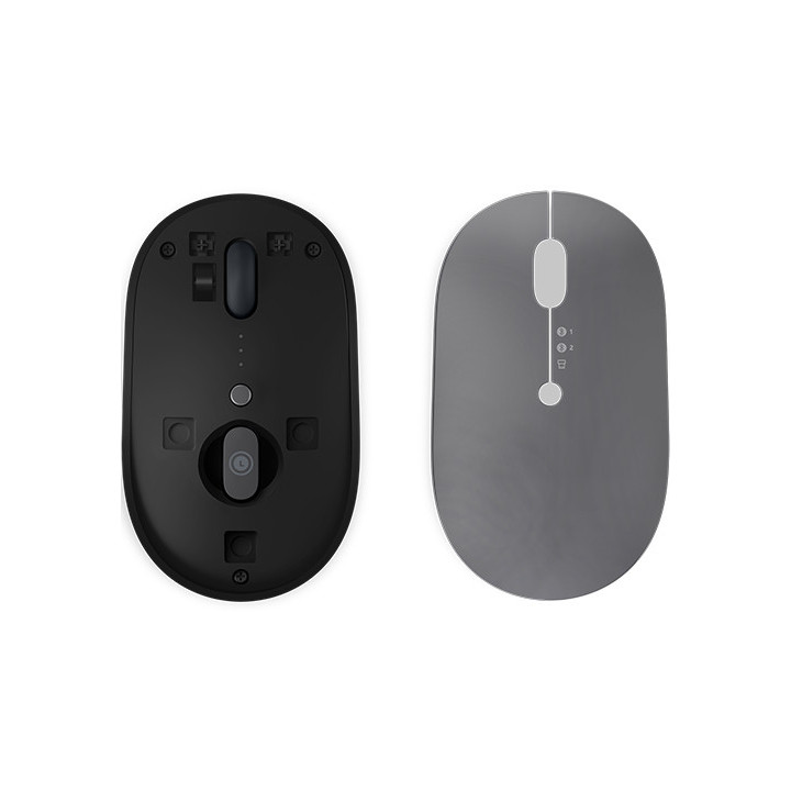Lenovo Go Multi-Device souris Bureau Ambidextre RF sans fil + Bluetooth Optique 2400 DPI