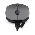 Lenovo Go Multi-Device souris Bureau Ambidextre RF sans fil + Bluetooth Optique 2400 DPI