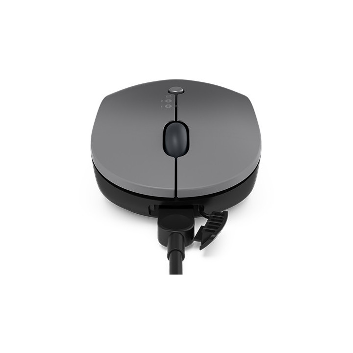 Lenovo Go Multi-Device souris Bureau Ambidextre RF sans fil + Bluetooth Optique 2400 DPI