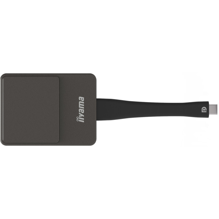 iiyama WP D002C connecteur de télévision intelligent USB 4K Ultra HD Noir, Argent