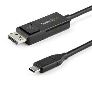 StarTech.com Câble USB Type-C vers DisplayPort 1.2 (bidirectionnel) - 1m - Adaptateur USB-C à DP