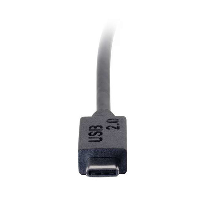 C2G USB 2.0, C - Mini B, 3m câble USB USB C Mini-USB B Noir