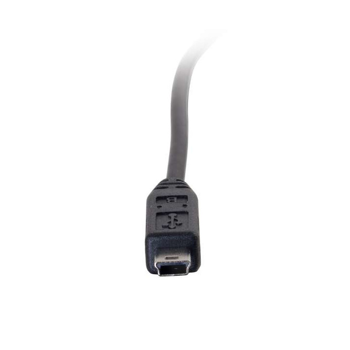 C2G USB 2.0, C - Mini B, 3m câble USB USB C Mini-USB B Noir