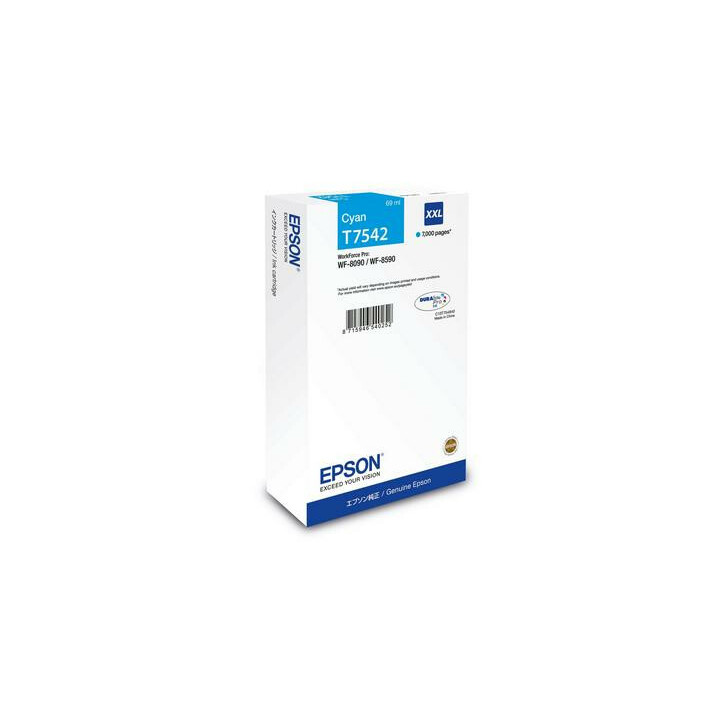 Epson T7542 cartouche d'encre 1 pièce(s) Original Rendement très élevé Cyan