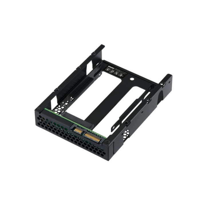 QNAP QDA-A2AR Boîtier de disques de stockage Boîtier disque dur/SSD Noir 2.5"