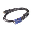 APC KVM USB Cable - 25 ft (7.6 m) câble kvm Noir 7,6 m