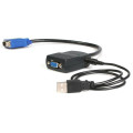 StarTech.com Câble répartiteur vidéo VGA alimenté par USB - 1x VGA (Mâle) vers 2x VGA (Femelle) - Noir