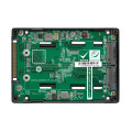 QNAP QDA-U2MP Boîtier de disques de stockage Enceinte ssd Noir M.2
