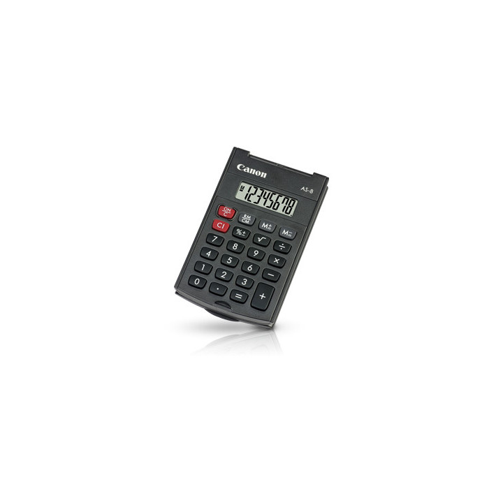 Canon AS-8 calculatrice Poche Calculatrice à écran Gris
