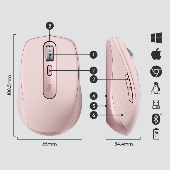 Logitech Performante et compacte MX Anywhere 3